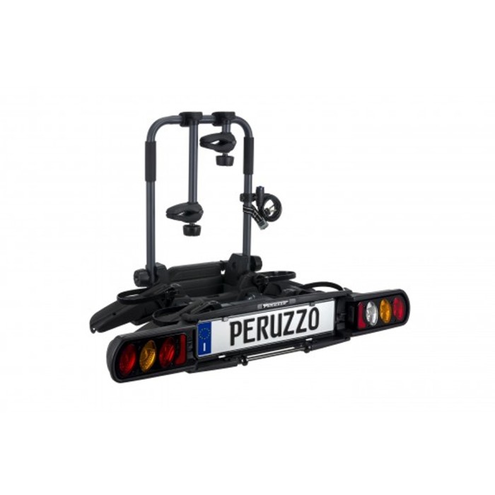 Autobagažinė Peruzzo Pure Instinct 2 dviračiam, ant grąžulo (plienas, atlenkiama)