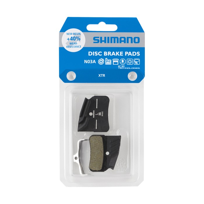 Diskinių stabdžių kaladėlės Shimano N03A su aušintuvu