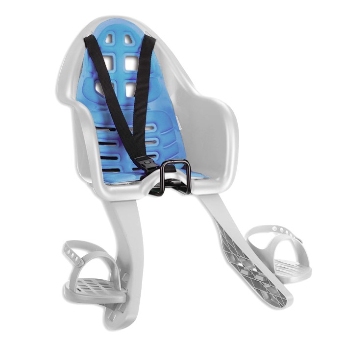 Dviračio kėdutė  Nfun Sicuro ant dviračio priekio max 15kg (balta/mėlyna)