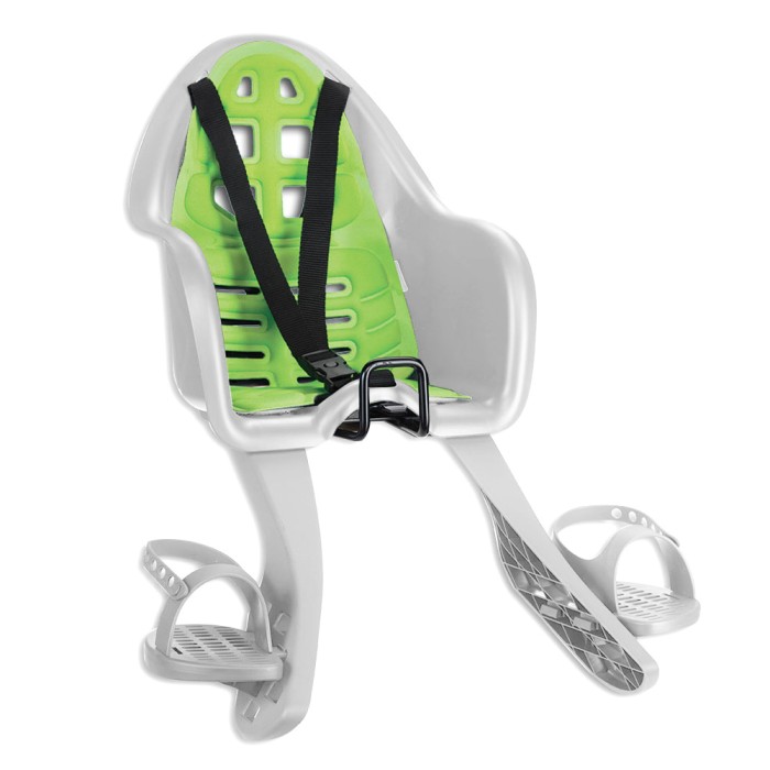 Dviračio kėdutė  Nfun Sicuro ant dviračio priekio max 15kg (balta/žalia)
