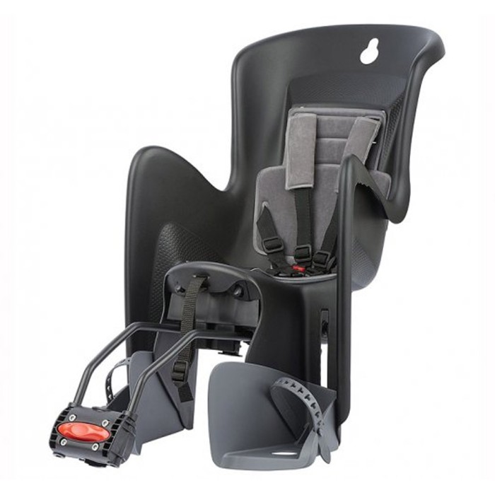 Dviračio kėdutė Polisport Bilby RS ant rėmo (pilka)