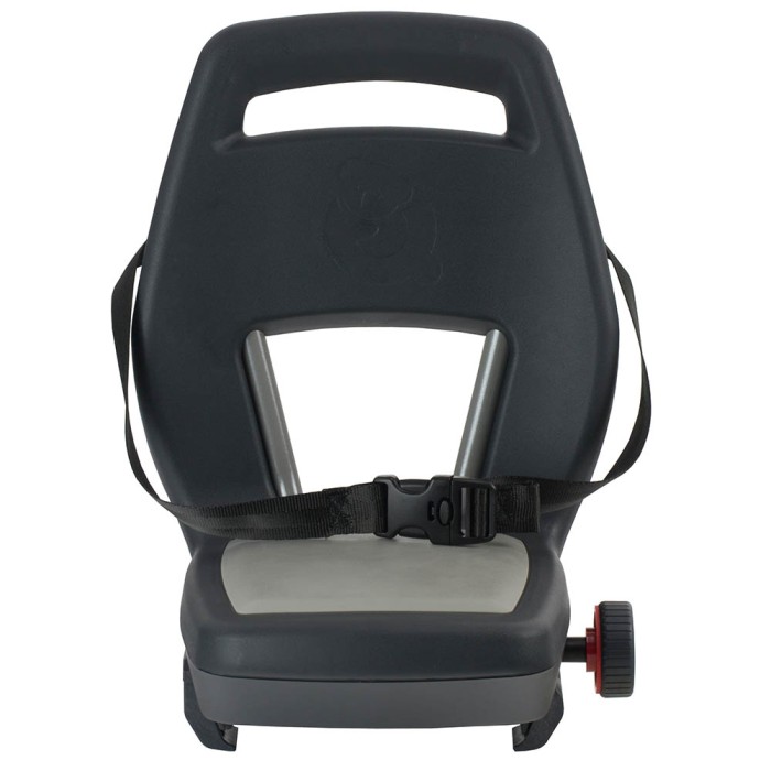 Dviračio kėdutė QIBBEL 6+ Junior su atramomis kojoms (juoda)