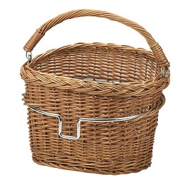 Dviračio krepšys ant vairo KLICKFix Wicker Mini, 13l, (pintas) Dviračio krepšys ant vairo KLICKFix Wicker Mini, 13l, (pintas)