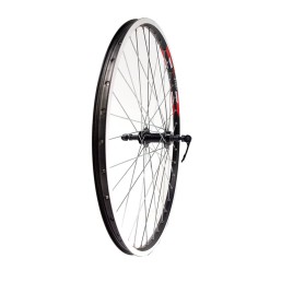 Galinis ratas 26" HL20DD V-Tipo 36H, užsukamam žv. blokui, pramoniniai guoliai, su greitveržle Galinis ratas 26" HL20DD V-Tipo 36H, užsukamam žv. blokui, pramoniniai guoliai, su greitveržle