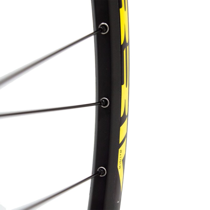 Galinis ratas 26'' STARSCircle J19SE 32H Shimano TX505 stebulė su greitveržle Galinis ratas 26 STARSCircle J19SE 32H Shimano TX505 stebulė su greitveržle