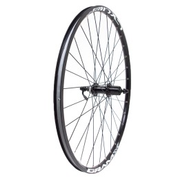 Galinis ratas 27,5" Prophete, TX505 stebulė, 32H diskiniams stabdžiams su greitveržle juodas/baltas Galinis ratas 27,5" Prophete, TX505 stebulė, 32H diskiniams stabdžiams su greitveržle juodas/baltas