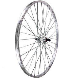 Galinis ratas 28/29'' CTB 6/7 pavarų 36H pramoniniai guoliai su greitveržle (sidabrinis) Galinis ratas 28/29'' CTB 6/7 pavarų 36H pramoniniai guoliai su greitveržle (sidabrinis)