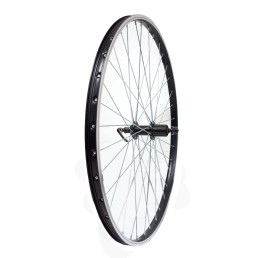 Galinis ratas 28/29", Dynamic, V-tipo stabdžiai, Shimano TX500 stebulė, užmaunamas žv blokas, 36H su greitveržle Galinis ratas 28/29", Dynamic, V-tipo stabdžiai, Shimano TX500 stebulė, užmaunamas žv blokas, 36H su greitveržle