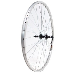 Galinis ratas 28/29'' SarsCircle J19SZ dvigubas ratlankins su kniedėmis V-tipo, 36H su greitveržle (sidabrinis) Galinis ratas 28/29'' SarsCircle J19SZ dvigubas ratlankins su kniedėmis V-tipo, 36H su greitveržle (sidabrinis)
