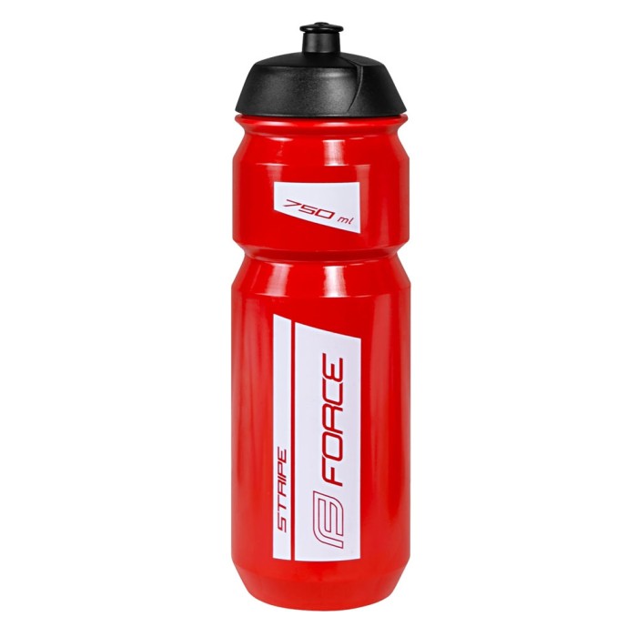 Gertuvė FORCE Stripe 0,75l (raudona/balta) Gertuvė FORCE Stripe 0,75l (raudona/balta)