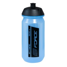 Gertuvė FORCE Stripe 500ml (skaidri/mėlyna)