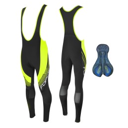 Kelnės su petnešom FORCE F58 su paminkštinimu (juoda/fluorescencinė) S Kelnės su petnešom FORCE F58 su paminkštinimu (juoda/fluorescencinė) S