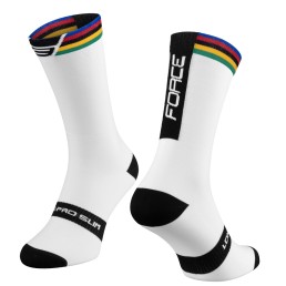 Kojinės FORCE Long PRO, (balta/juoda) L-XL 42-46 Kojinės FORCE Long PRO, (balta/juoda) L-XL 42-46