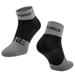 Kojinės FORCE One (pilka/juoda) L-XL 42-47 Kojinės FORCE One (pilka/juoda) L-XL 42-47