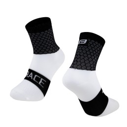 Kojinės FORCE Trace (balta/juoda) S-M 36-41 Kojinės FORCE Trace (balta/juoda) S-M 36-41