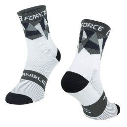 Kojinės FORCE Triangle (balta/pilka/juoda) S-M 36-41 Kojinės FORCE Triangle (balta/pilka/juoda) S-M 36-41