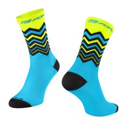 Kojinės FORCE Wave, (fluorescencinė/mėlyna) S-M 36-41 Kojinės FORCE Wave, (fluorescencinė/mėlyna) S-M 36-41
