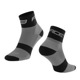 Kojinės trumpos FORCE Sport (juoda/pilka) 36-41 (S-M) Kojinės trumpos FORCE Sport (juoda/pilka) 36-41 (S-M)