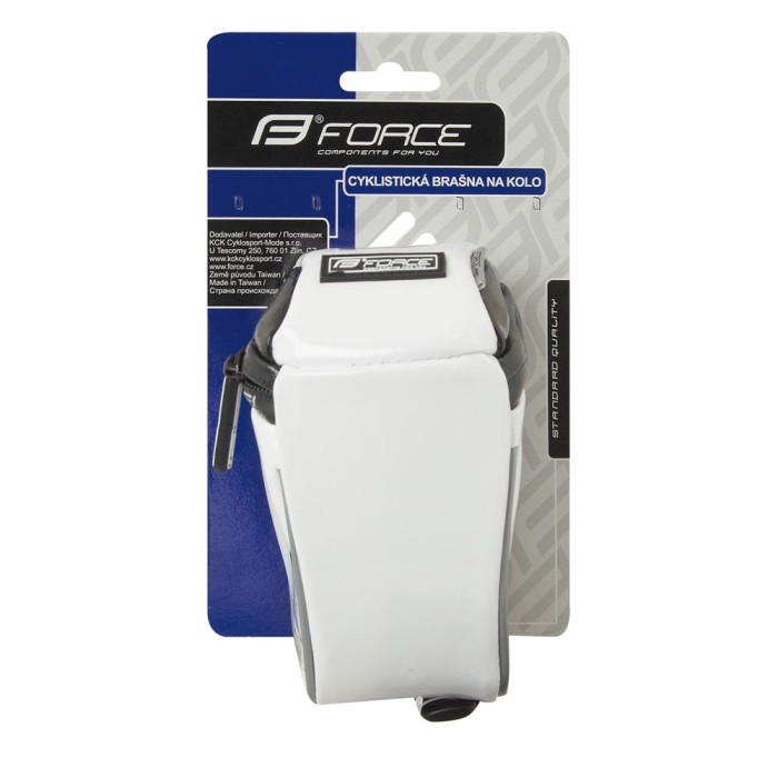 Krepšelis po balneliu FORCE Ride Pro 0,5l (balta)