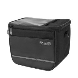 Krepšys ant vairo FORCE Cube 4,5l (juodas) Krepšys ant vairo FORCE Cube 4,5l (juodas)