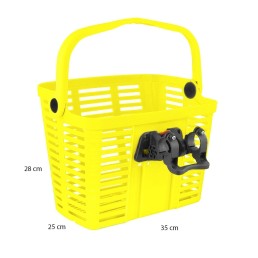 Krepšys su Klick Fix sistema 25,4-31,8mm (priekinis, plastikinis, pilkas) Krepšys su Klick Fix sistema 25,4-31,8mm (priekinis, plastikinis, pilkas)