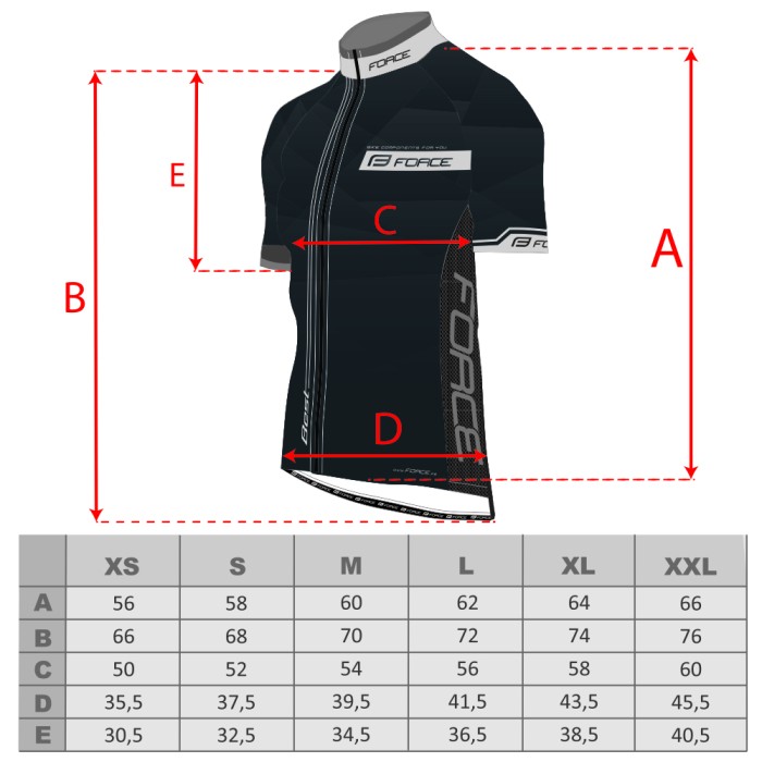 Marškinėliai FORCE Best (juoda/fluorescencinė) XL