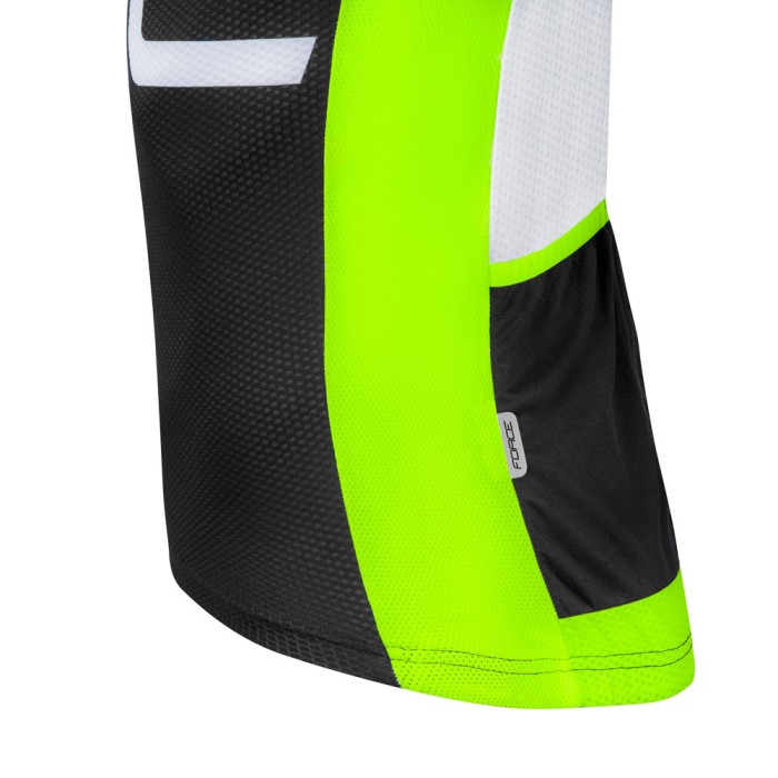 Marškinėliai FORCE Fame (juoda/fluorescencinė) M