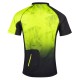 Marškinėliai FORCE MTB Core, (fluorescenciniai/juodi) S