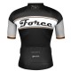 Marškinėliai FORCE Retro, (juodi/auksiniai) XL