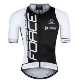 Marškinėliai FORCE TEAM PRO PLUS, (juoda/balta) XL Marškinėliai FORCE TEAM PRO PLUS, (juoda/balta) XL
