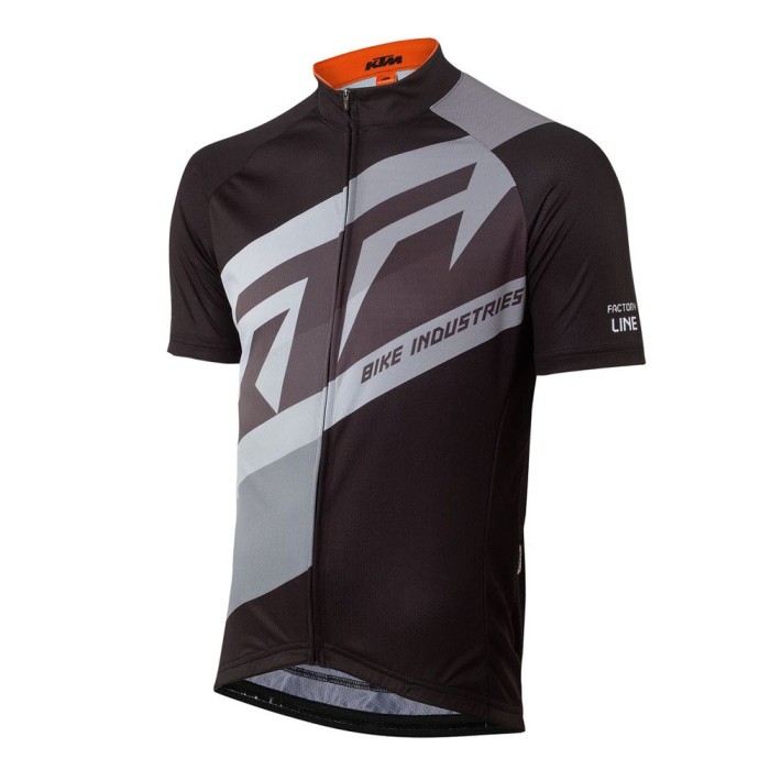 Marškinėliai KTM Factory Line, trumpos rankovės (juoda/pilka) L