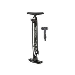 Pastatoma pompa FORCE Profi Star 11bar su manometru (aliuminė, juoda)