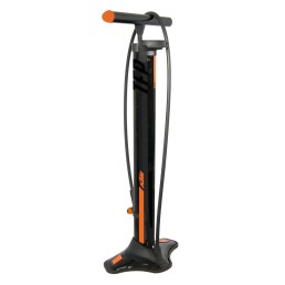 Pastatoma pompa KTM su manometru ir oro rezervuaru tubeless iki 18bar (juoda)