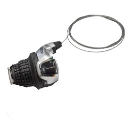 Pavarų perjungimo rankenėlė Shimano Tourney RS43 Revo, 3 pavaros (kairė) Pavarų perjungimo rankenėlė Shimano Tourney RS43 Revo, 3 pavaros (kairė)