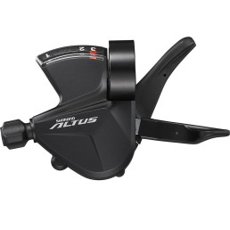 Pavarų rankenėlė Shimano Alivio M2010 3 pavarų, kairė Pavarų rankenėlė Shimano Alivio M2010 3 pavarų, kairė