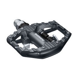 Pedalai SHIMANO EH500, dvipusiai, su plokštelėm SH56 (juodi) Pedalai SHIMANO EH500, dvipusiai, su plokštelėm SH56 (juodi)