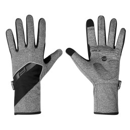 Pirštinės FORCE GALE softshell (pilka) M