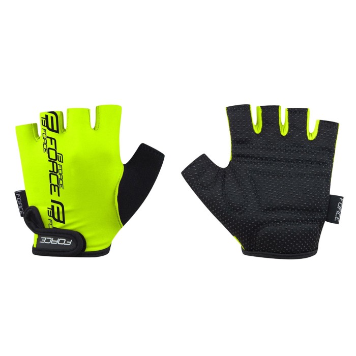 Pirštinės FORCE Kid II (juoda/fluorescencinė) S Pirštinės FORCE Kid II (juoda/fluorescencinė) S