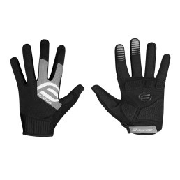 Pirštinės FORCE MTB Power, (pilka/juoda) S