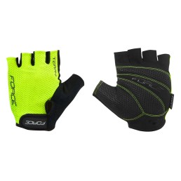 Pirštinės FORCE Terry (fluorescentinė/juoda) XL Pirštinės FORCE Terry (fluorescentinė/juoda) XL