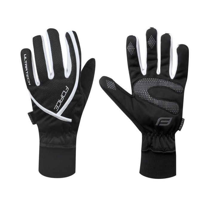 Pirštinės FORCE Ultra Tech žieminės (juoda/balta) XXL