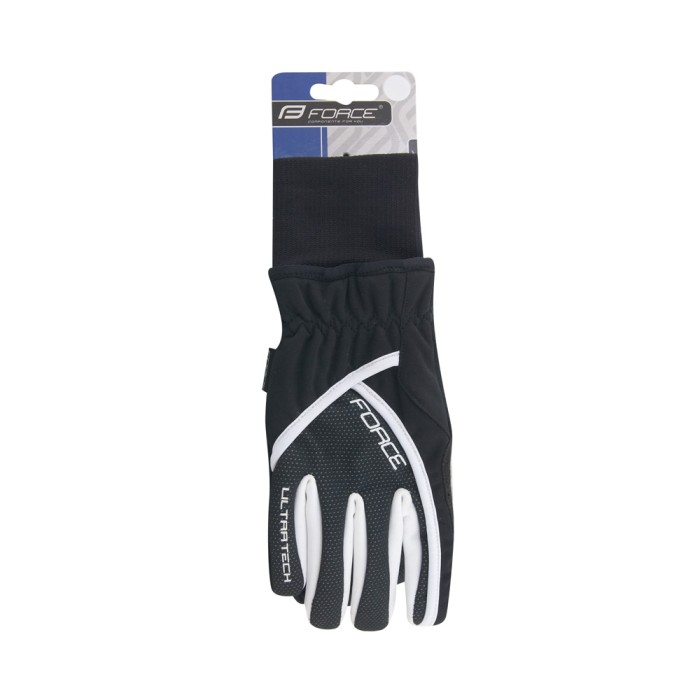 Pirštinės FORCE Ultra Tech žieminės (juoda/balta) XXL
