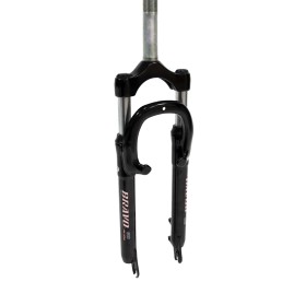 Priekinė šakė 26" ZOOM Bravo 1 1/8" (28,6mm) disc su sriegiu (juoda)