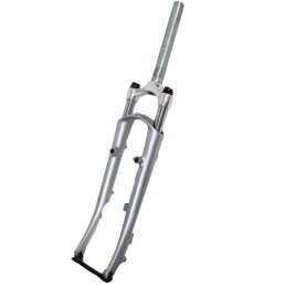 Priekinė šakė 28" ZOOM, 1 1/8" disk+V-tipo 22 cm (sidabrinė)