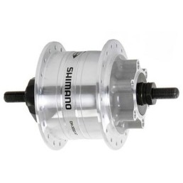Priekinė stebulė - dinama Shimano DH-3D32, disk, 6 varžt, su veržlėmis (sidabrinė) Priekinė stebulė - dinama Shimano DH-3D32, disk, 6 varžt, su veržlėmis (sidabrinė)