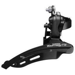 Priekinis pavarų perjungiklis SHIMANO TZ510-DS6 DP S 28/38/48 3x6 pavarų Priekinis pavarų perjungiklis SHIMANO TZ510-DS6 DP S 28/38/48 3x6 pavarų