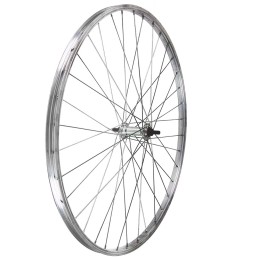 Priekinis ratas 28/29'' CTB, pramoniniai guoliai, 36H (sidabrinis)