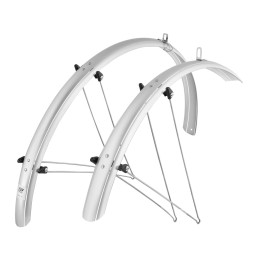 Purvasaugių komplektas, 28" FORCE 48 Aluflex, 48mm (sidabrinė)