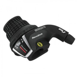 Rankenėlė (kairė) Shimano Tourney RS35 Revoshift Friction, 3 pavarų, 1800mm trosas Rankenėlė (kairė) Shimano Tourney RS35 Revoshift Friction, 3 pavarų, 1800mm trosas