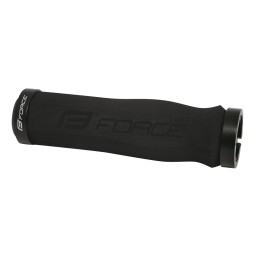 Rankenos FORCE su užveržiamais galais (poroloninės, juodos)